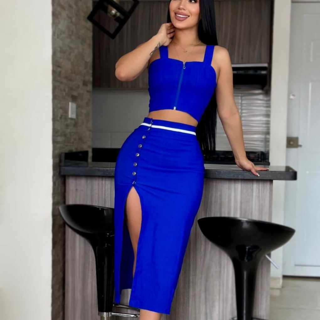 Conjunto Falda y Blusa