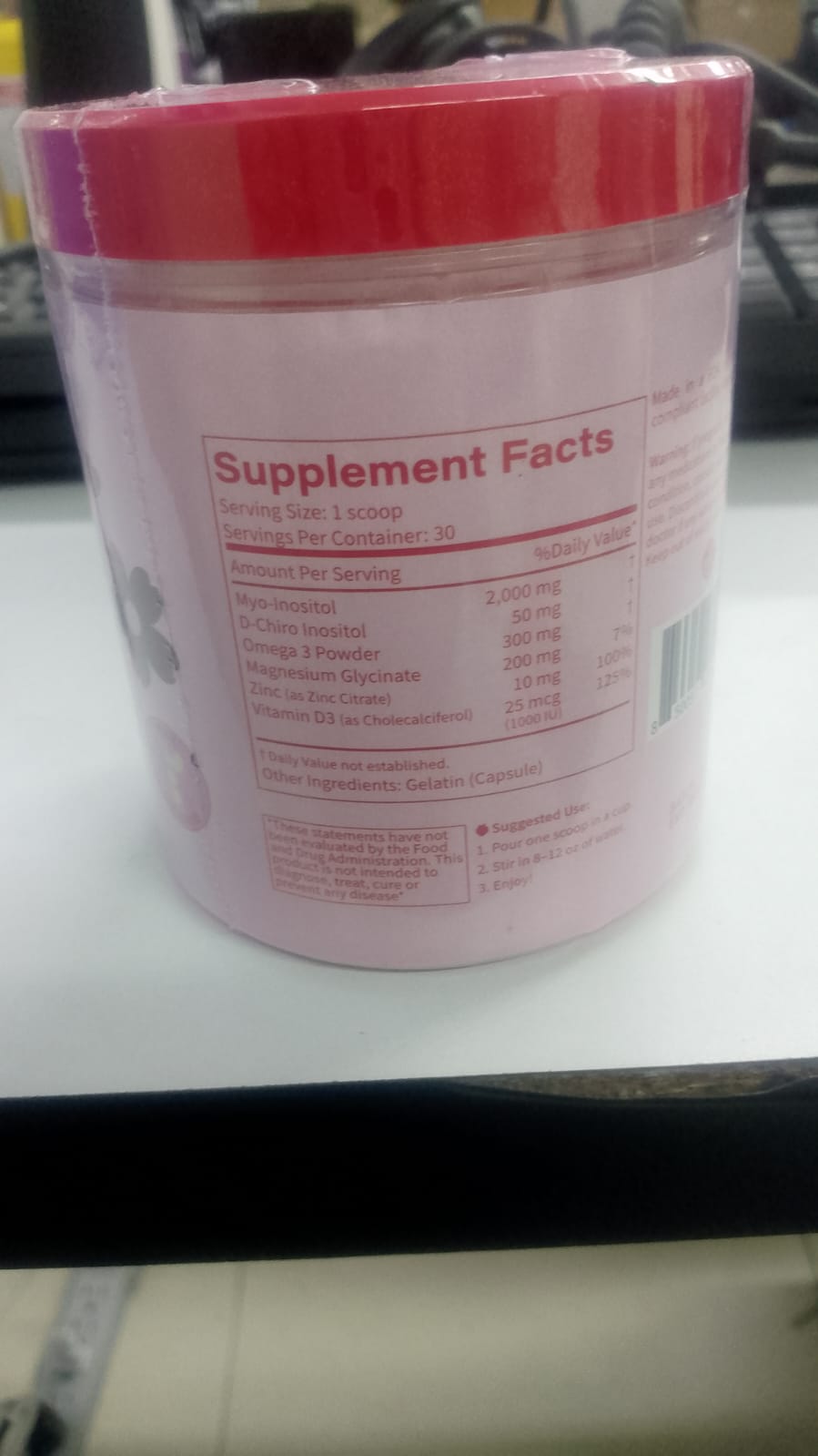 Inositol Peach Perfect 125g
